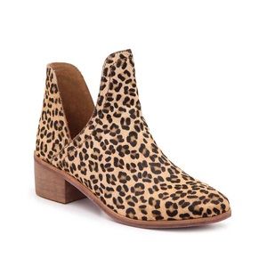 Cheetah Print Booties